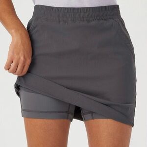 Duluth AKHG Access Point Pull-On Skort, Size 12, Dark Gray